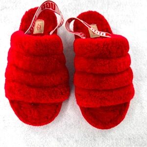 Ugg Slides/Sandle Red Women’s Size 8